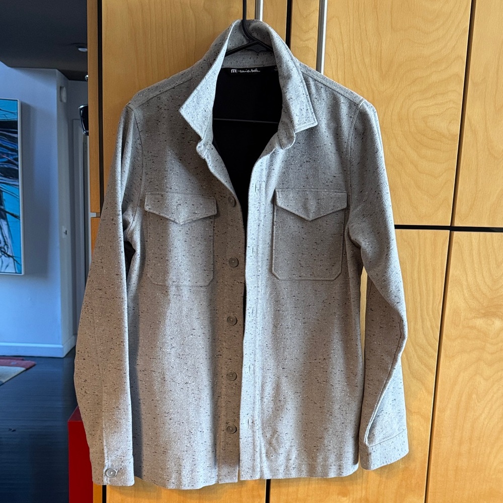 Travis Mathew Light Gray Shirt Jacket